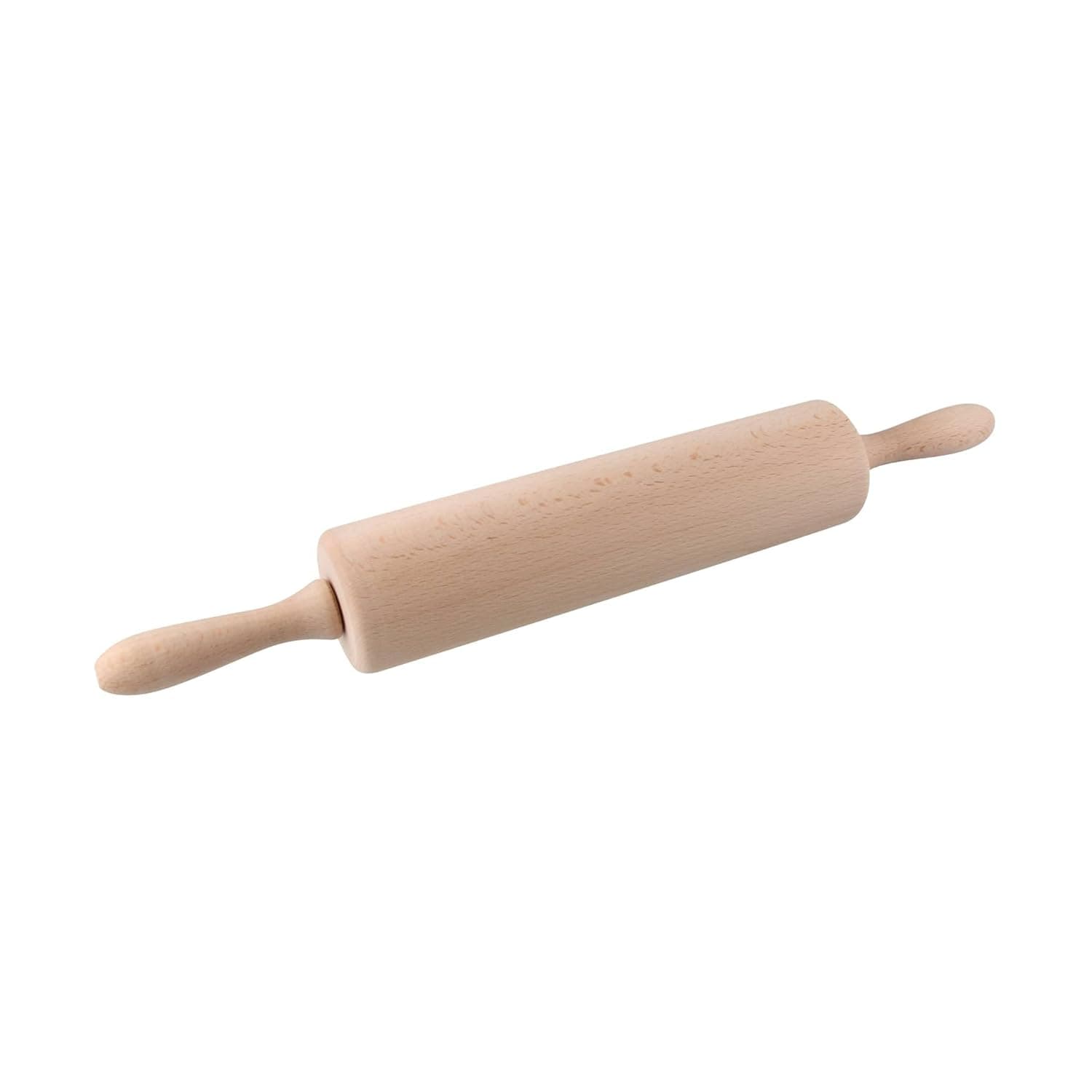 Teigrolle aus Holz mit Kugellager