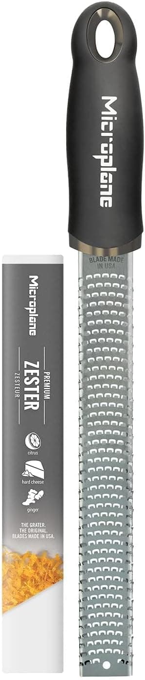 Microplane Zester Küchenreibe mit Edelstahlklinge