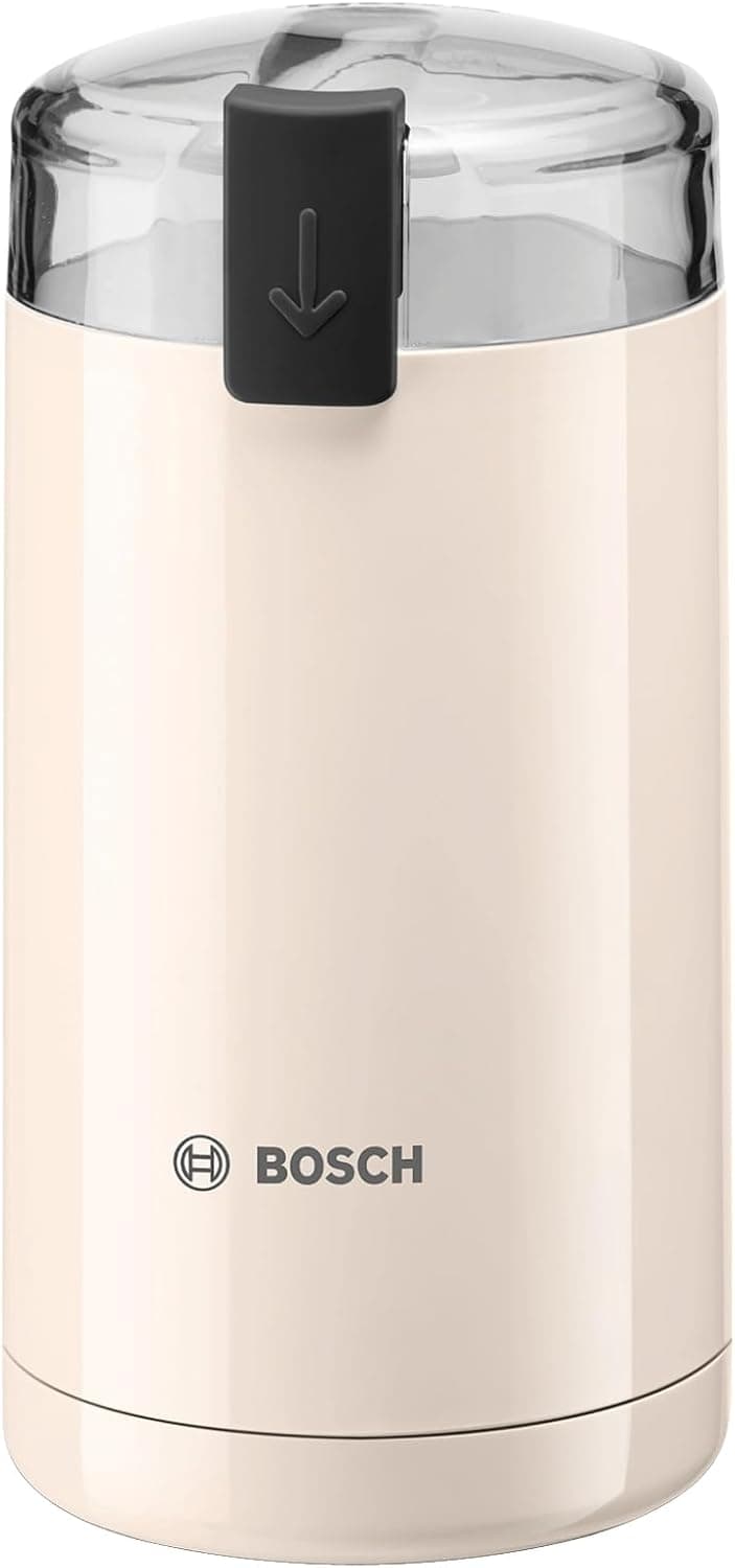 Elektrische Kaffeemühle 180W, 75g Kapazität, Cremefarben