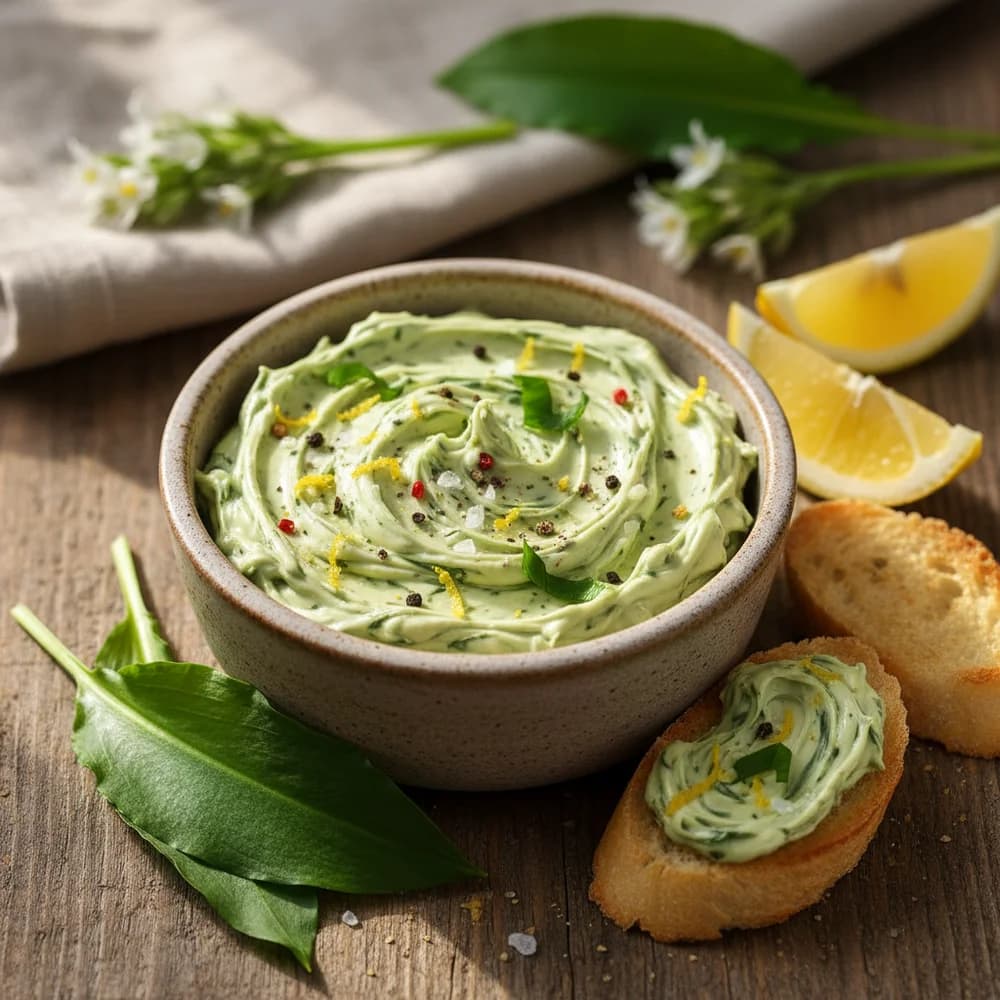 Aromatic Wild Garlic-Lemon Butter Wonder