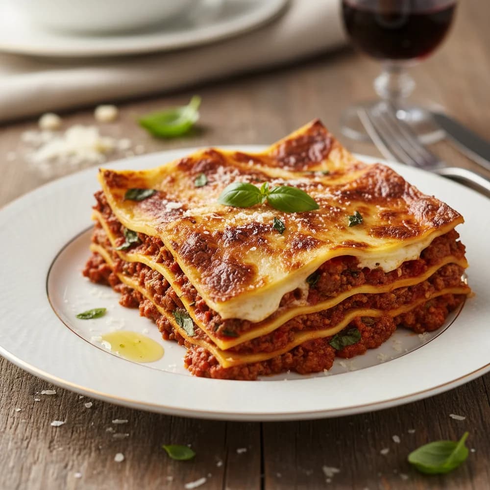 Lightning-Fast Air Fryer Bolognese Lasagna