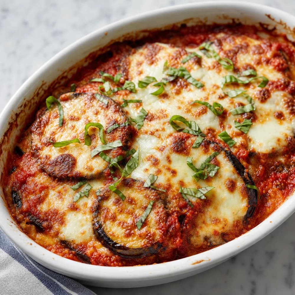 Classic Baked Eggplant Parmesan