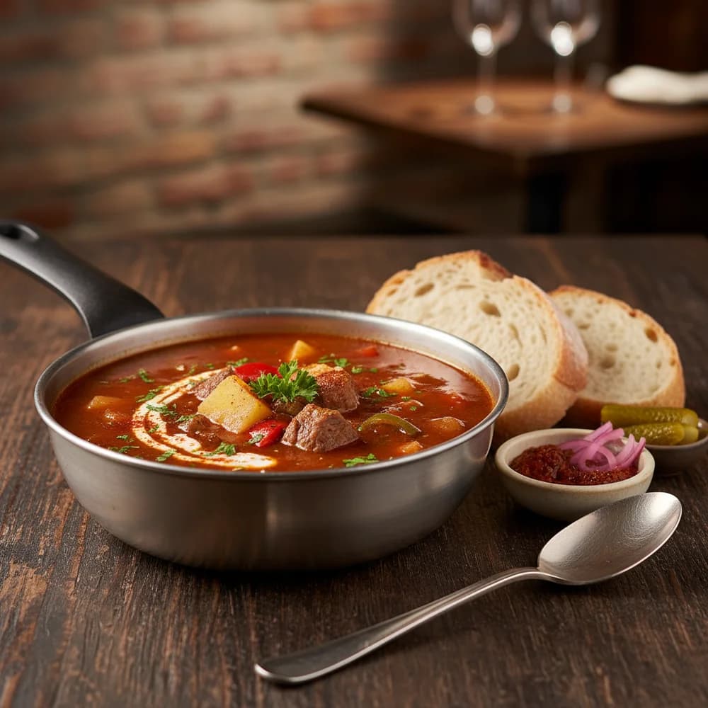 Hearty Hungarian Goulash Soup