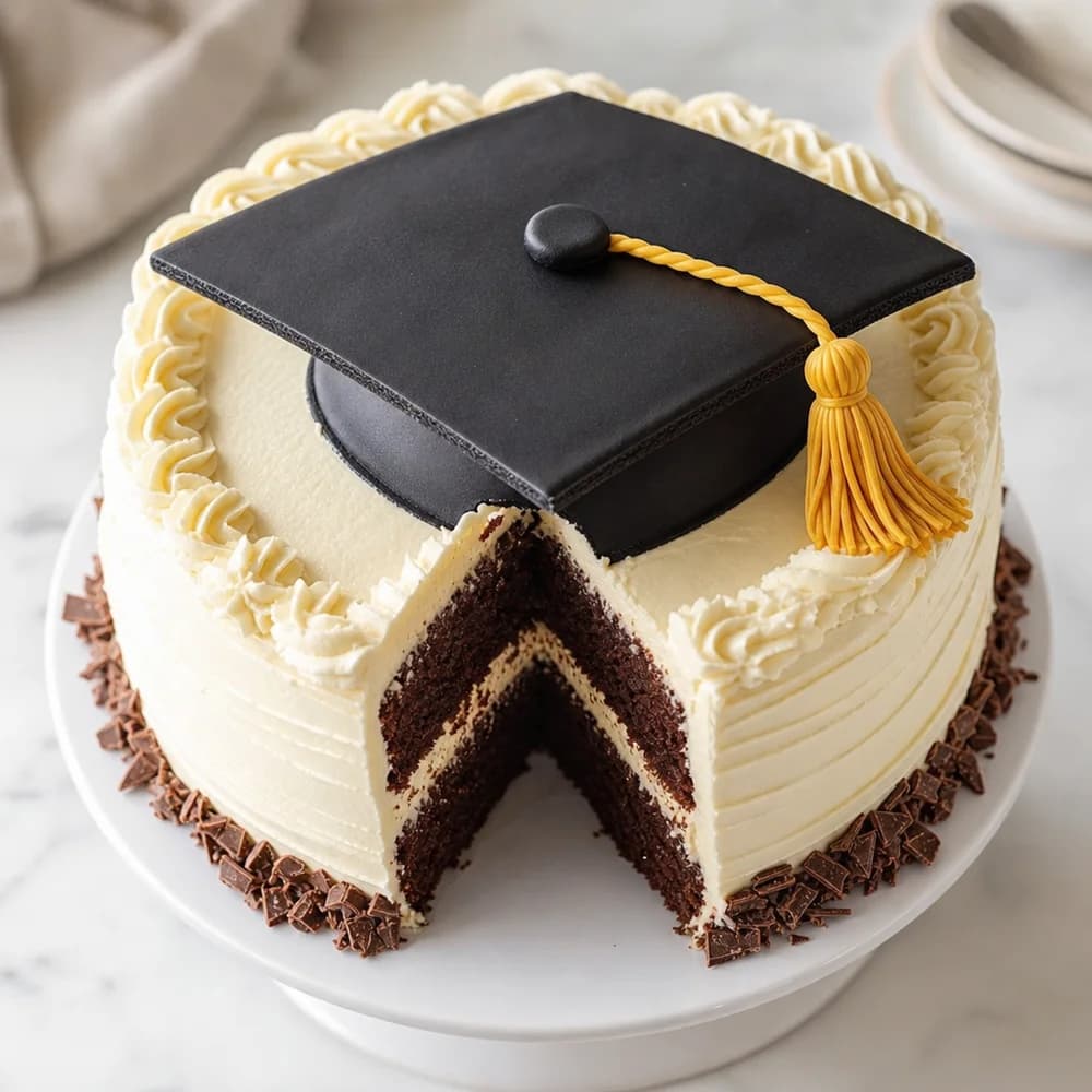 Graduation Cap Celebration Cake