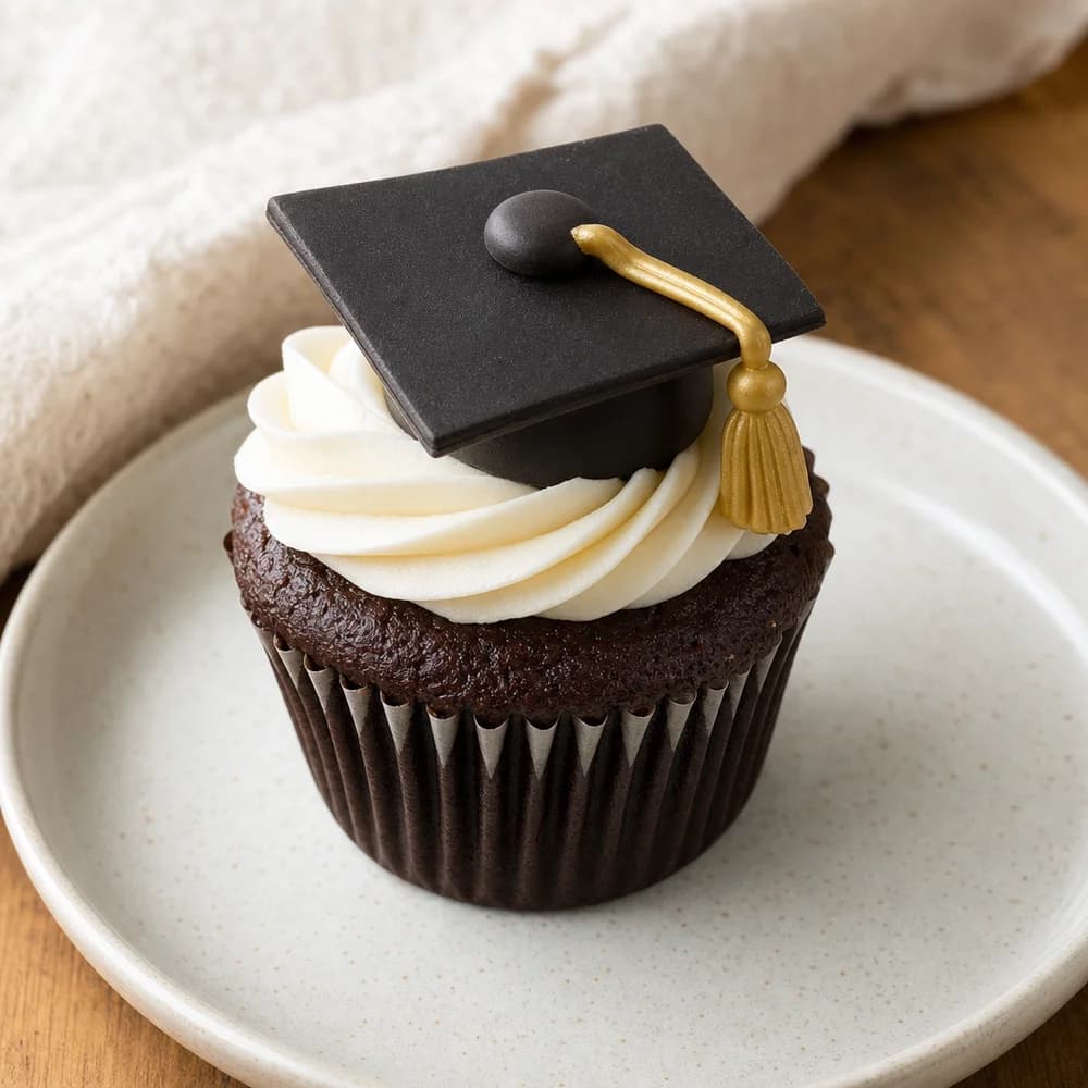 Graduation Cap Cupcakes
