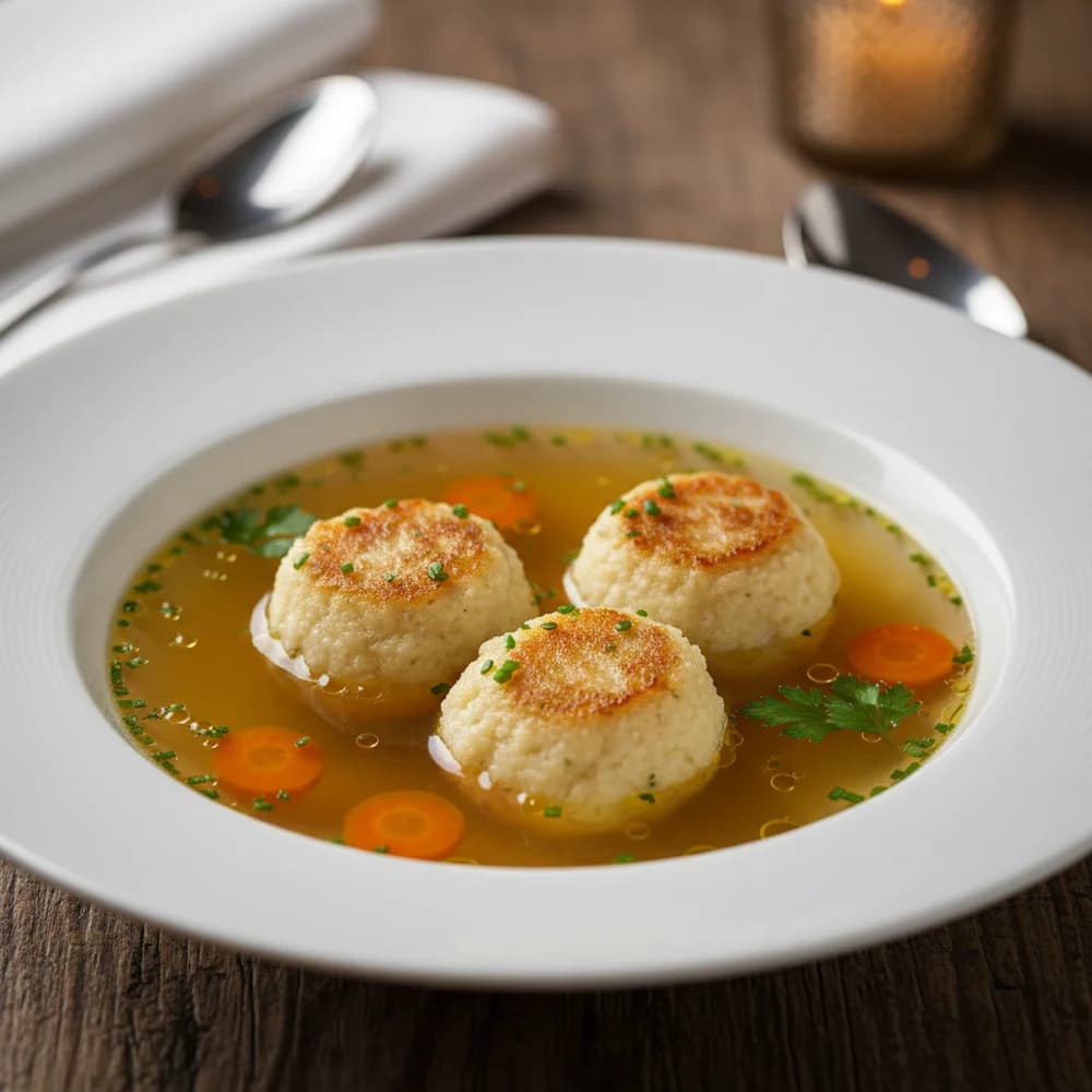 Grandma's Hearty Semolina Dumpling Soup