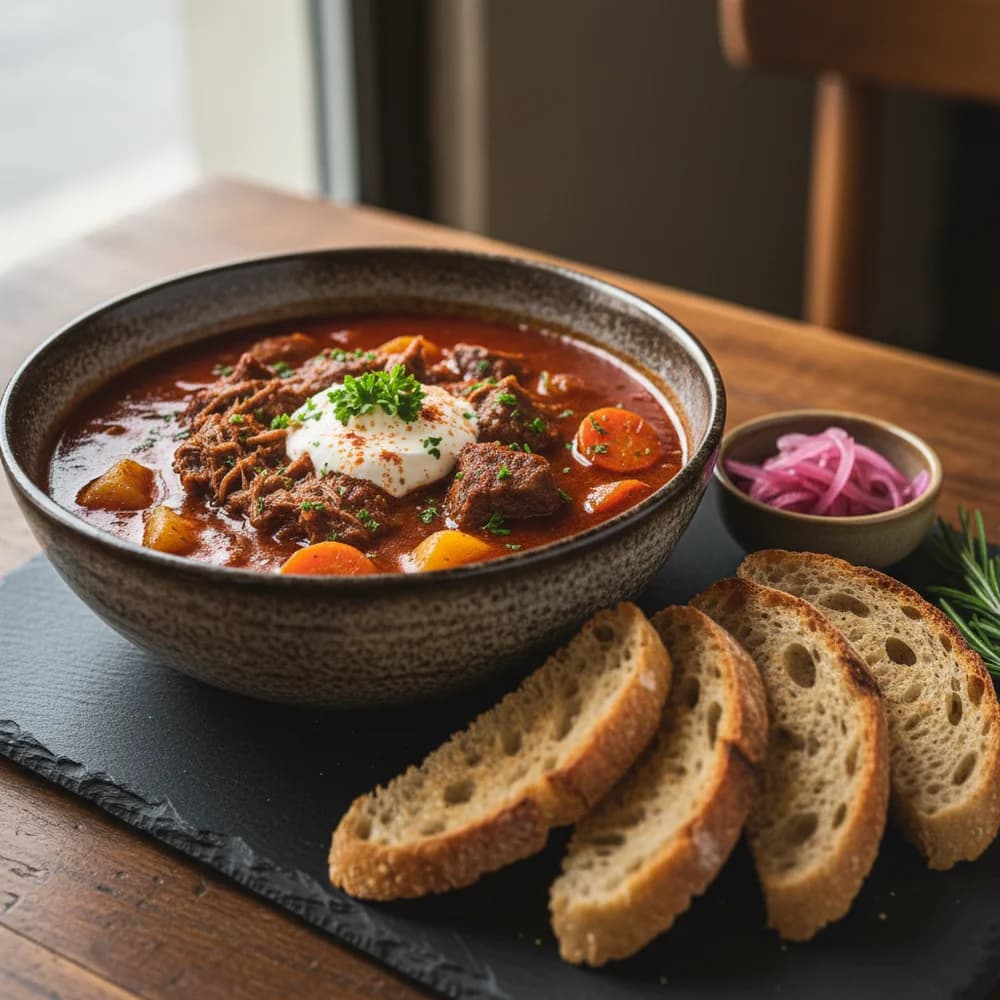 Hearty Hungarian Beef Goulash