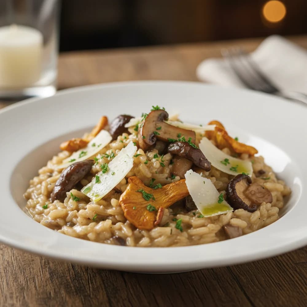 Heavenly Italian-Style Mushroom Risotto