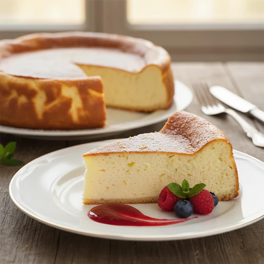 Classic Creamy German-Style Cheesecake