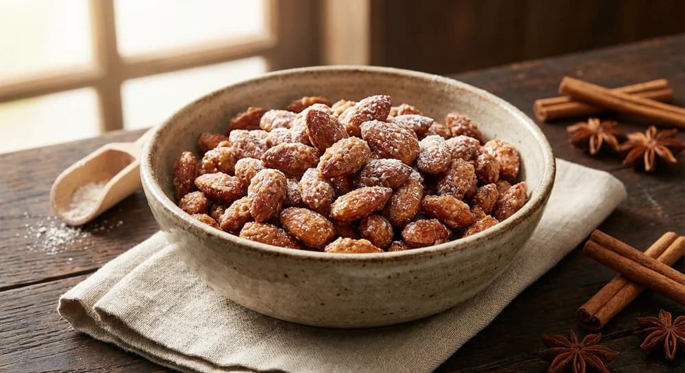 Crispy Air Fryer Candied Almonds – The Scent of the Christmas Market at Home