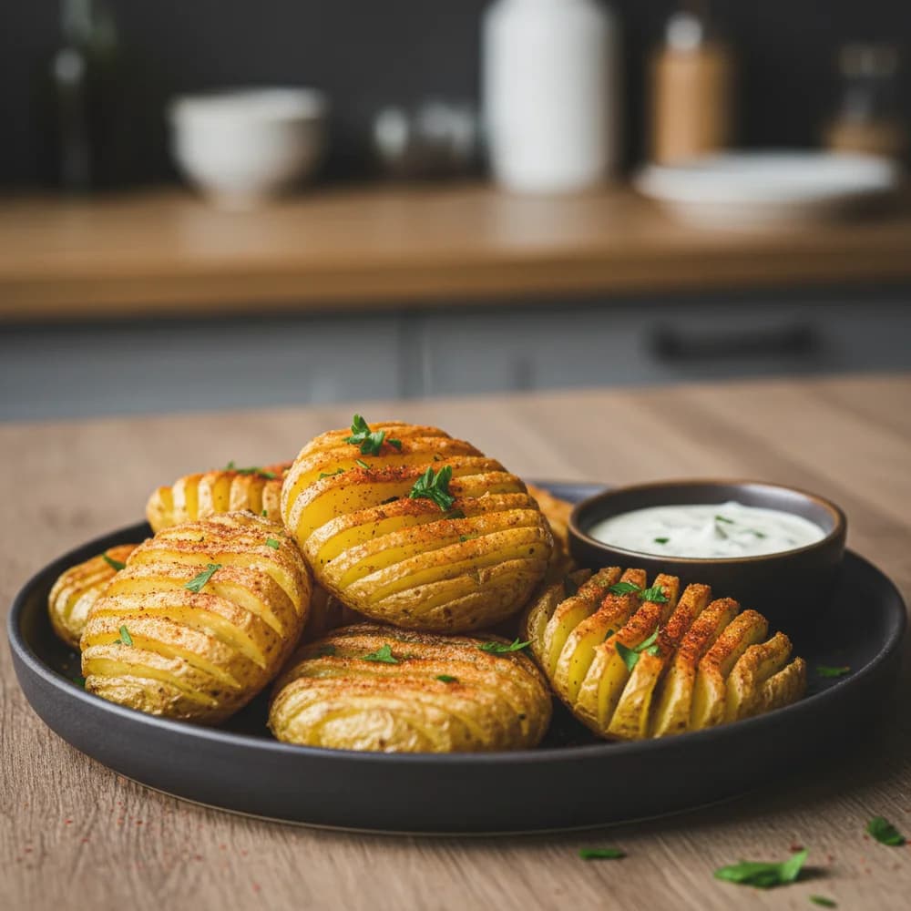 Crispy Air Fryer Spiral Potatoes with Paprika Spice