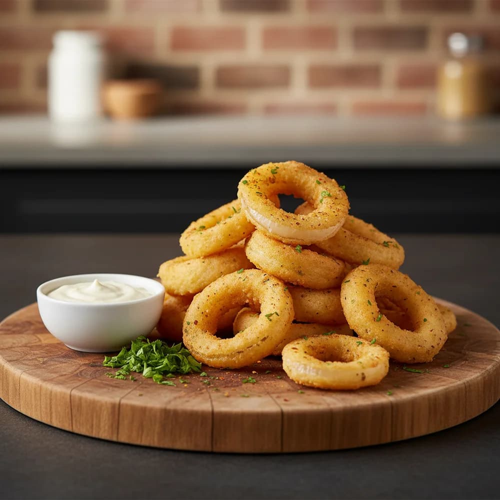 Crispy Air Fryer Onion Rings with Smoky Paprika