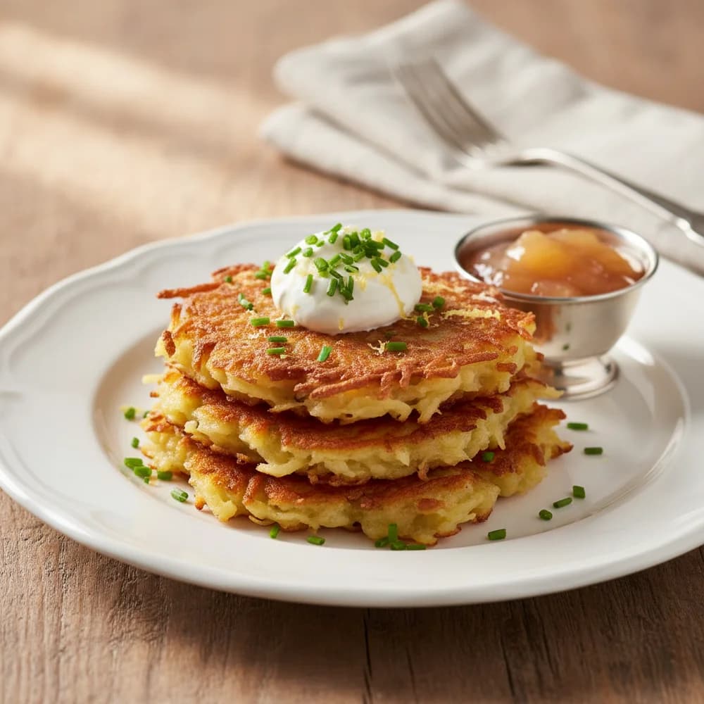 Crispy Air Fryer Potato Pancakes