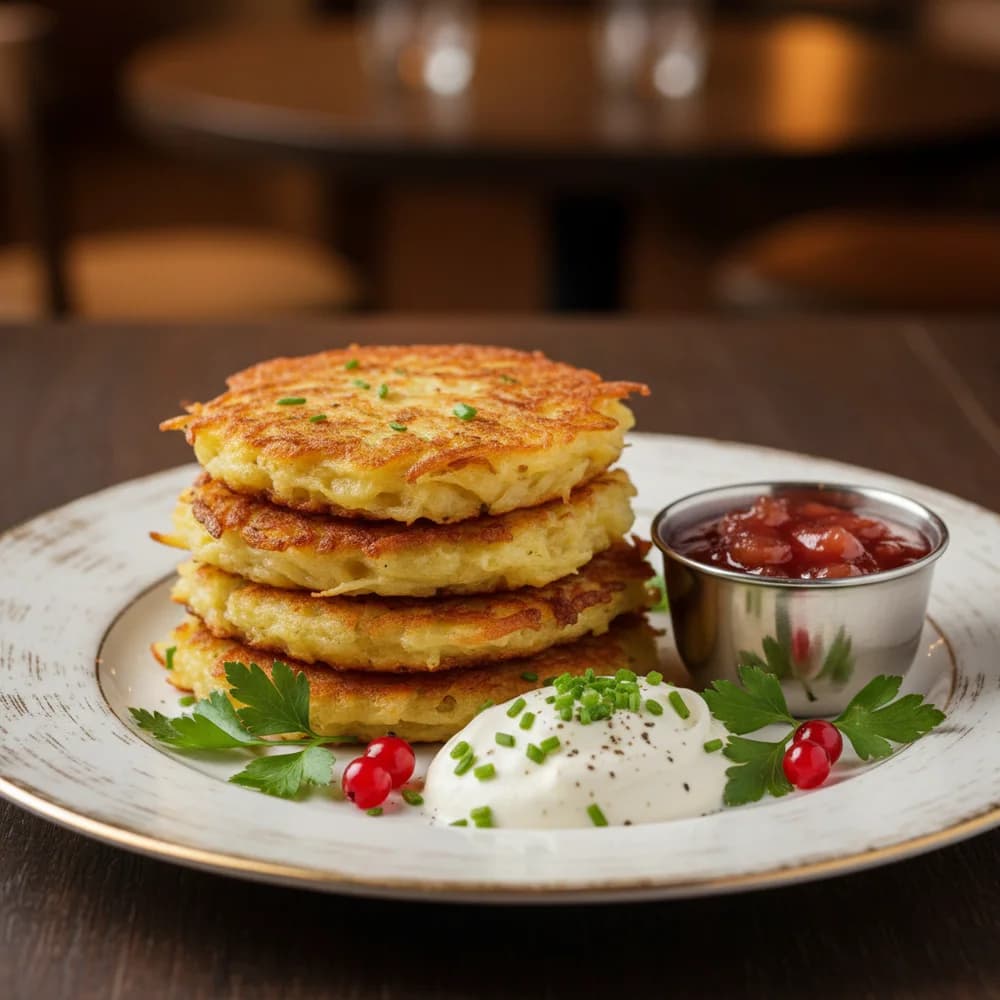 Grandma's Crispy Potato Pancakes