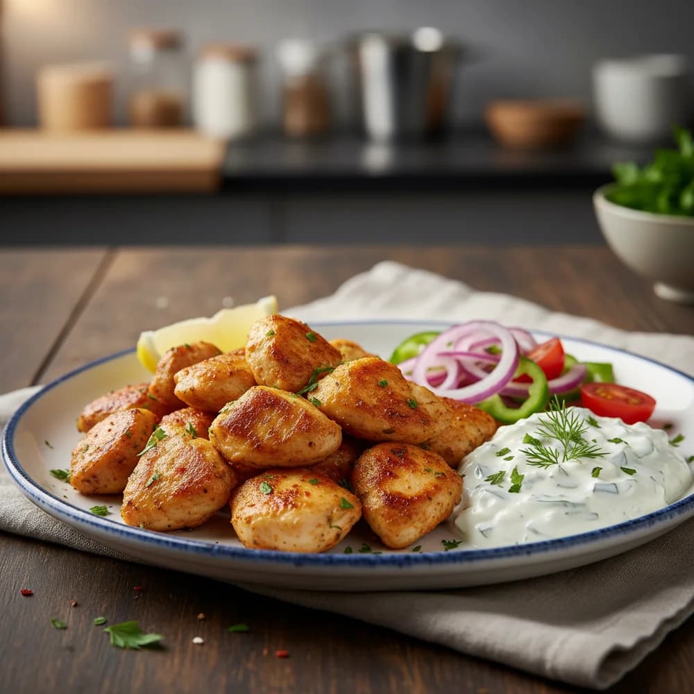 Crispy Air Fryer Chicken Gyros