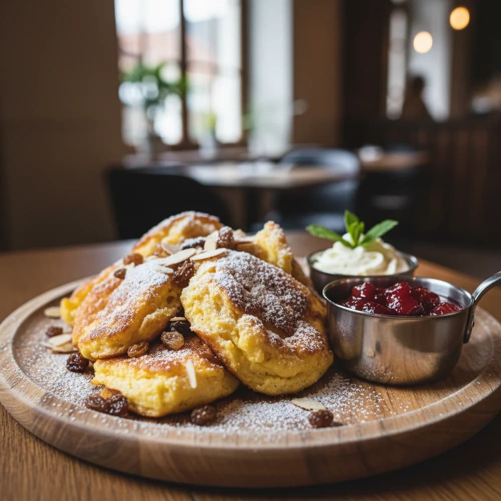 Light and Fluffy Air Fryer Kaiserschmarrn with Applesauce