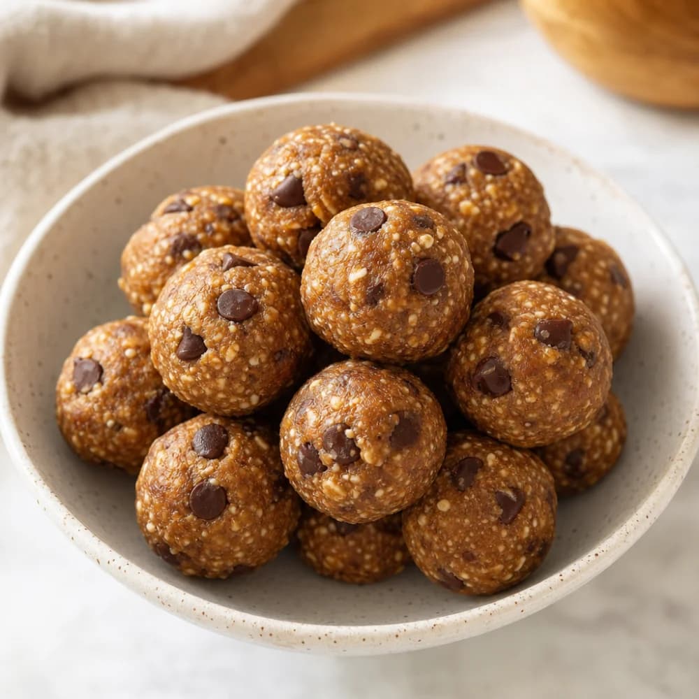 No-Bake Peanut Butter Chocolate Energy Balls