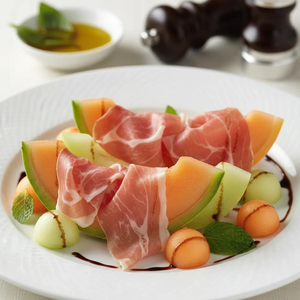 Sun-Kissed Melon with Delicate Prosciutto