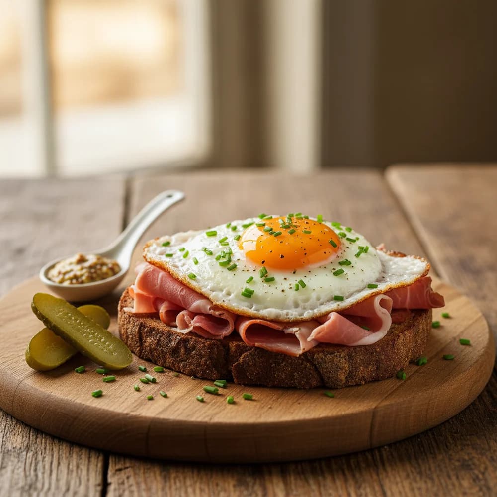 Strammer Max – Hearty Farmer's Bread with Fried Egg and Ham