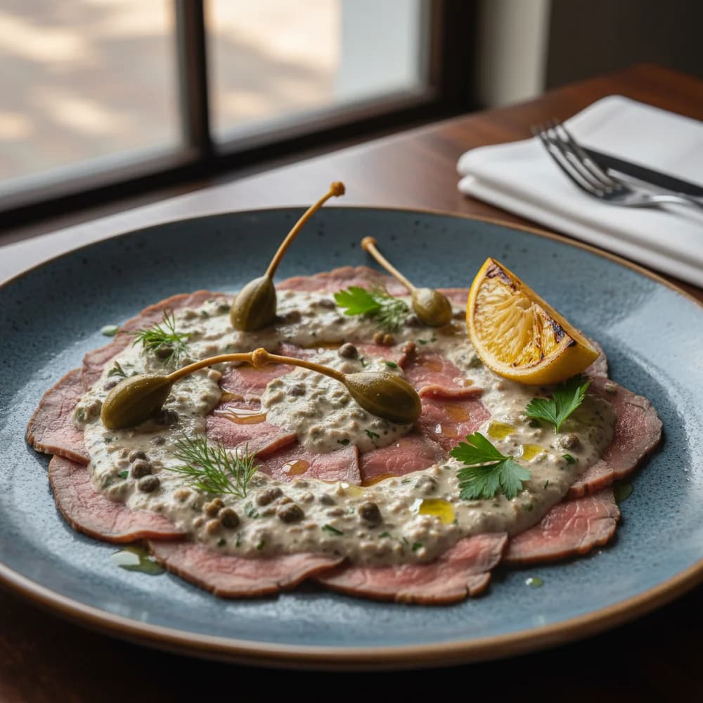 Vitello Tonnato – Tender Veal with Tuna Cream